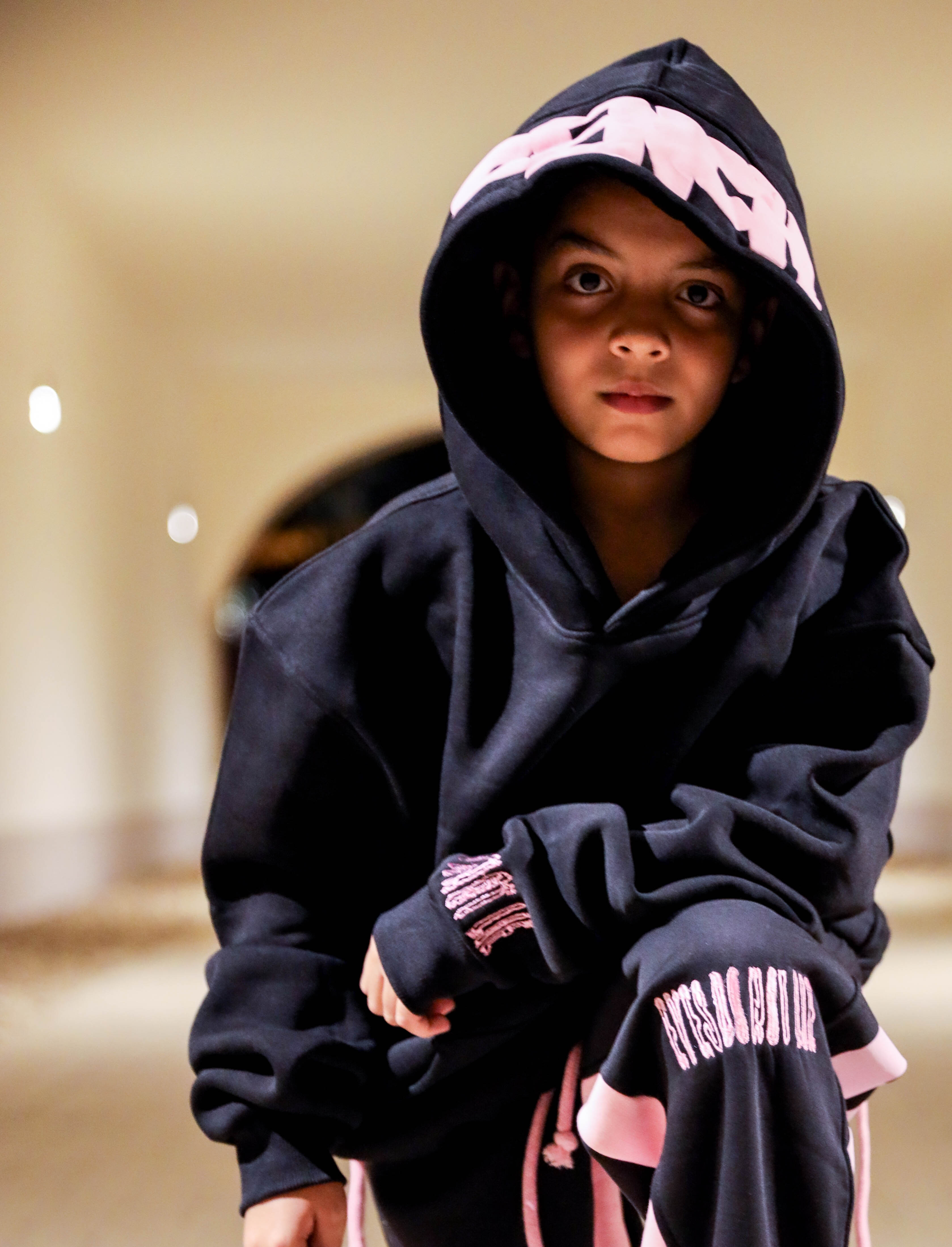 MaskOut Black Hoodie