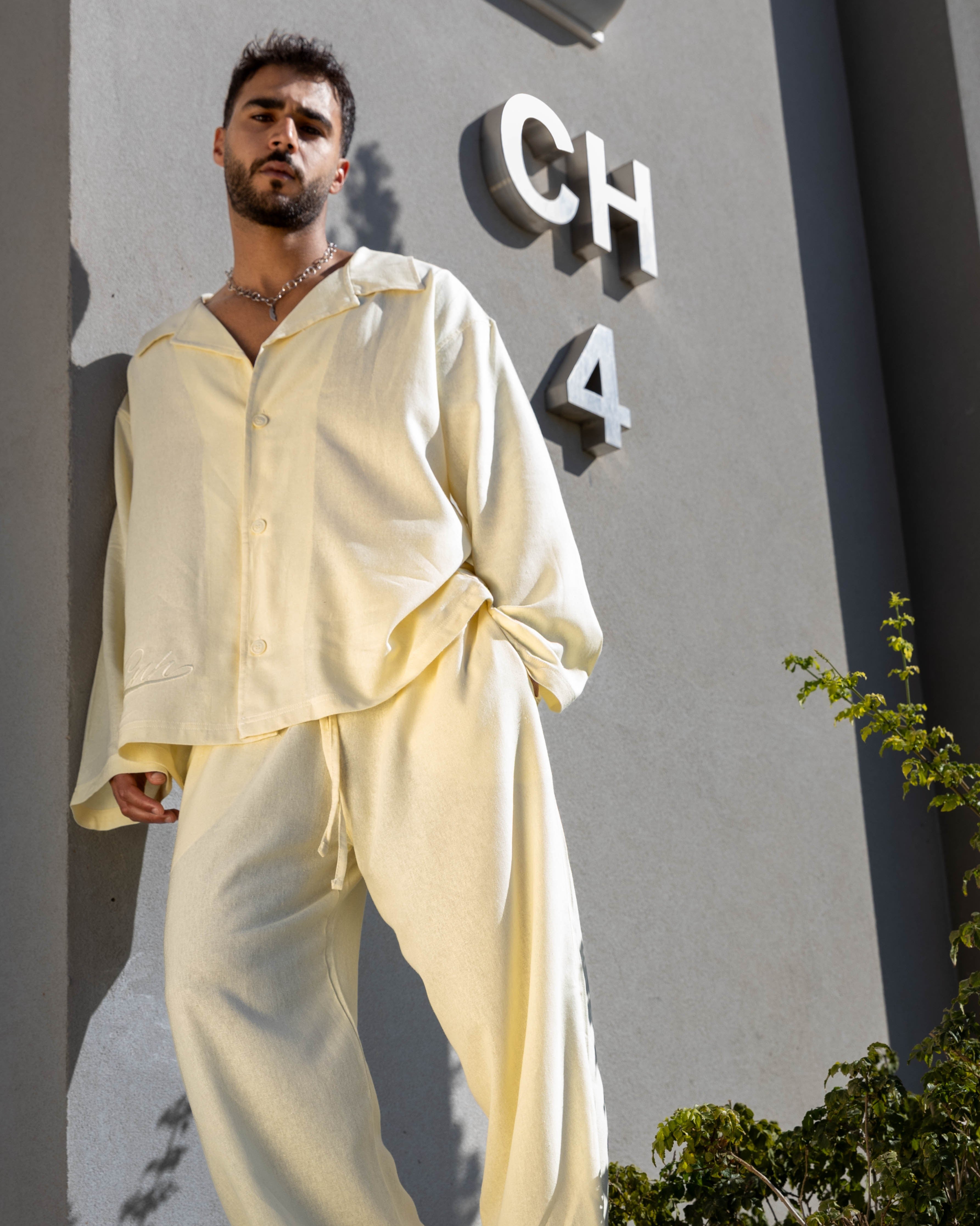 CNH Linen Set - Baby Yellow