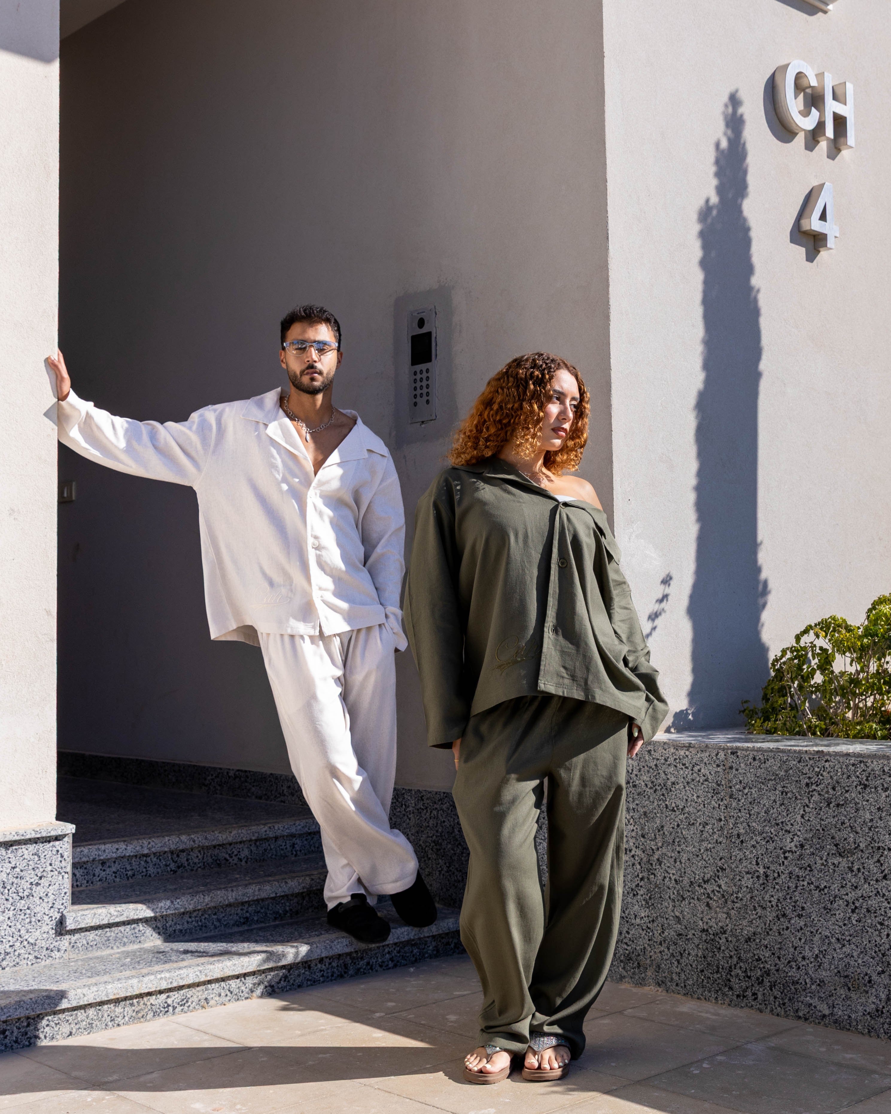 CNH Linen Set - Olive