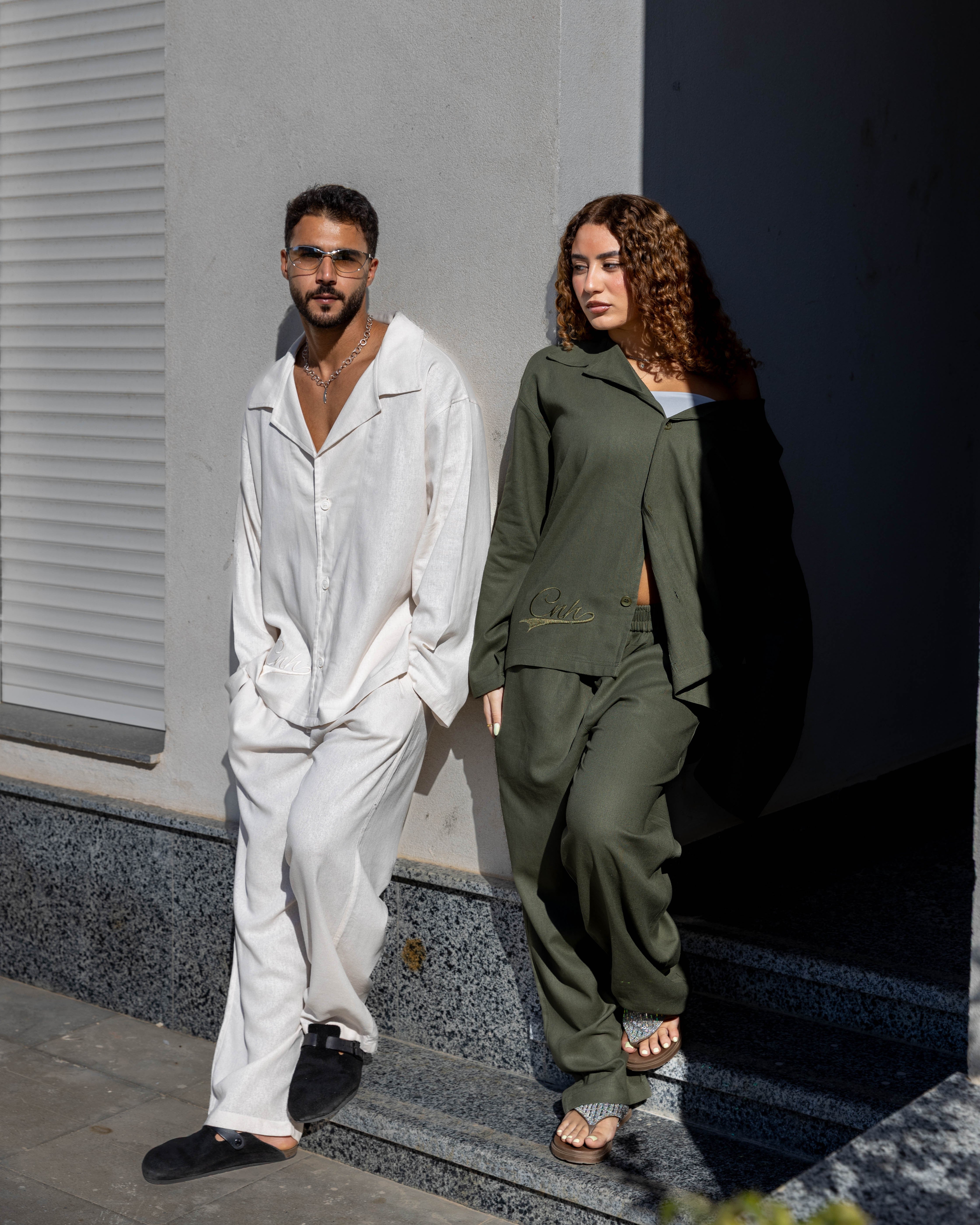 CNH Linen Set - Olive