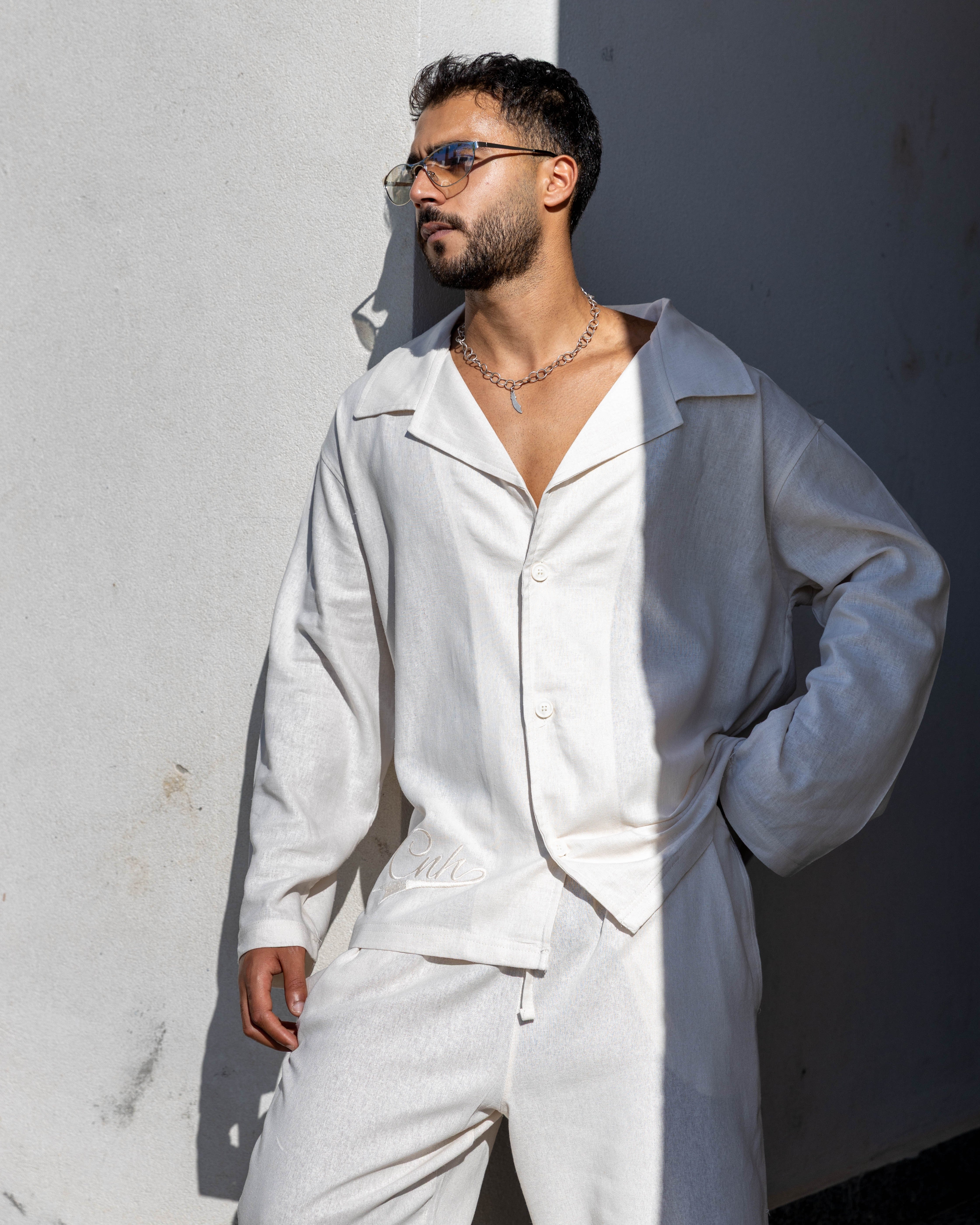 CNH Linen Set - Off-White