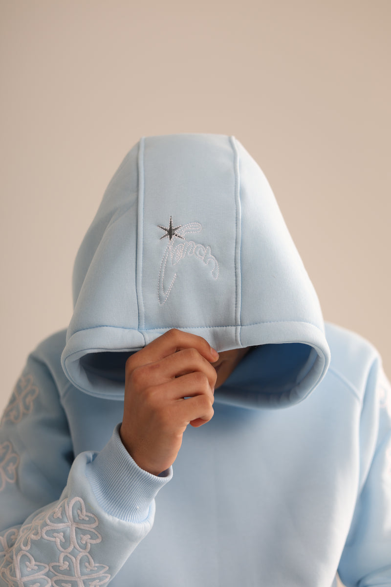Nightout Baby Blue Hoodie