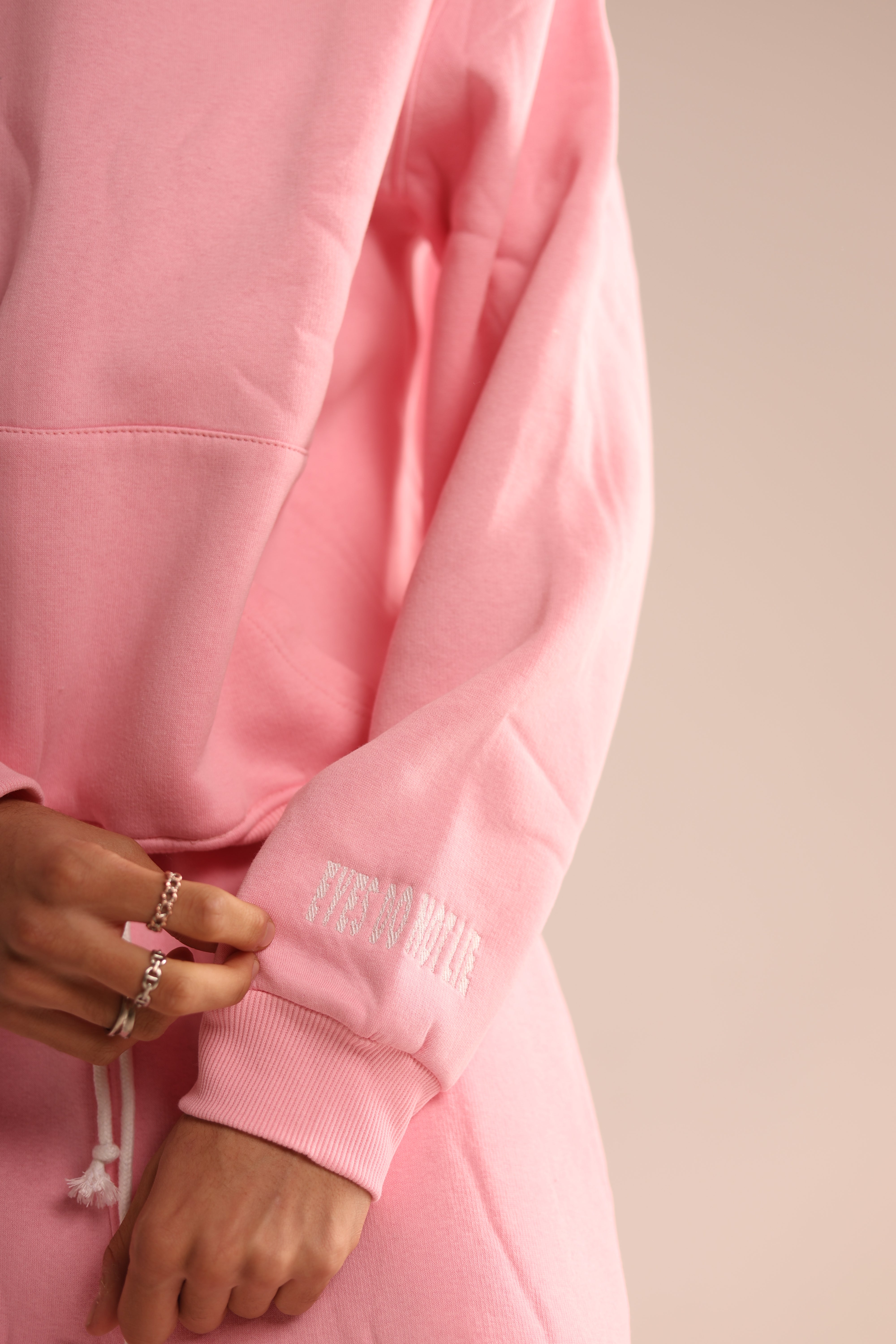 MaskOut Pink Hoodie