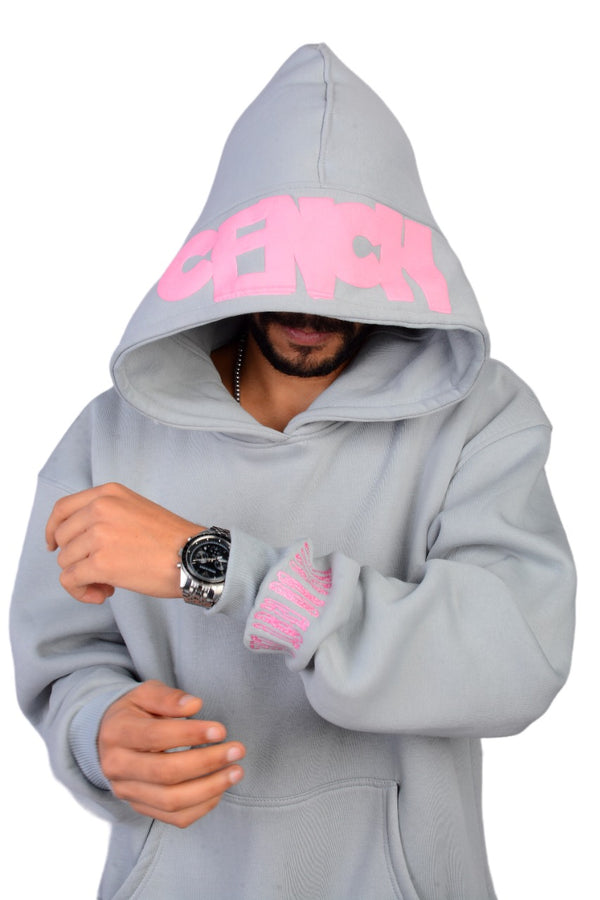 MaskOut Gray Hoodie